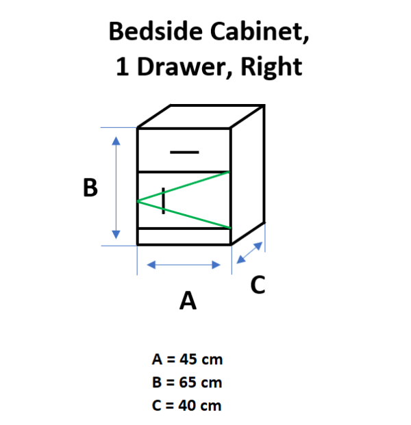 Bedside Cabinet, Right